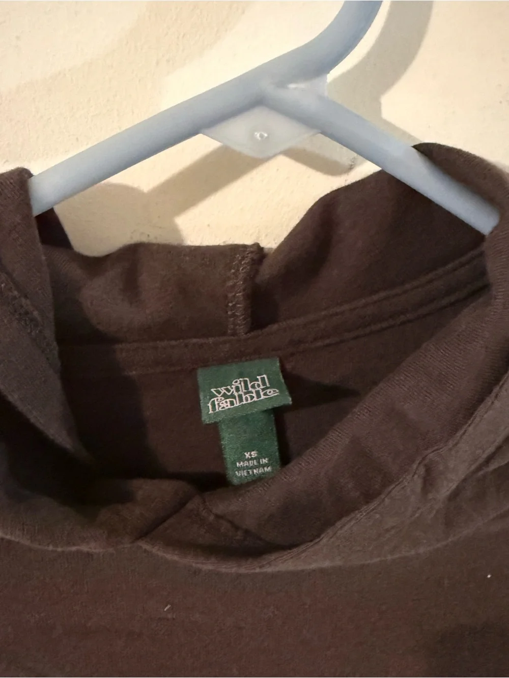 wild fable Long-Sleeve Hooded Top in Dark Brown - Picture 2 of 4
